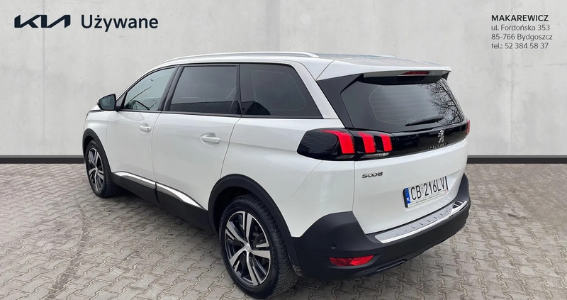 Peugeot 5008 cena 94900 przebieg: 81000, rok produkcji 2020 z Bydgoszcz małe 596